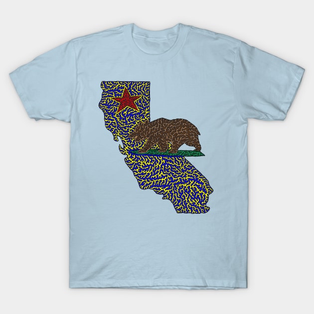 California Crest T-Shirt by NightserFineArts